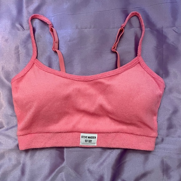 Steve Madden terry cloth bralette - Picture 1 of 4